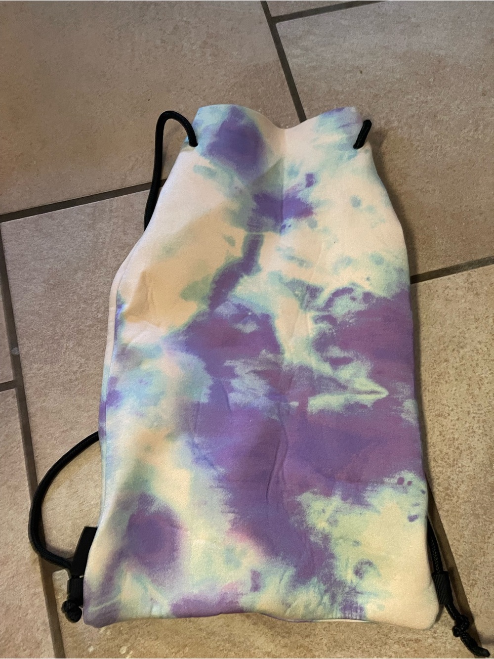 Triangl Swimwear Pastel Tie-Dye wet bag drawstring bag